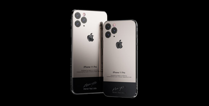 В России выпустили iPhone 11 Pro с водолазкой Стива Джобса