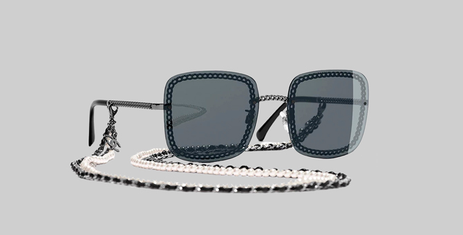 Chanel выпустил коллекцию оптики, посвященную культовой цепочке