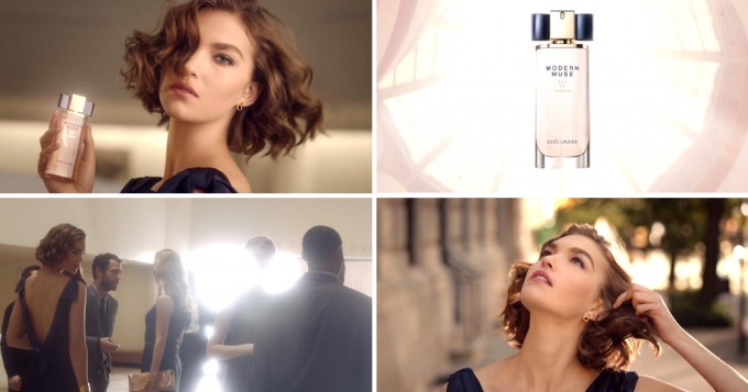 Аризона Мьюз в рекламе аромата Estée Lauder