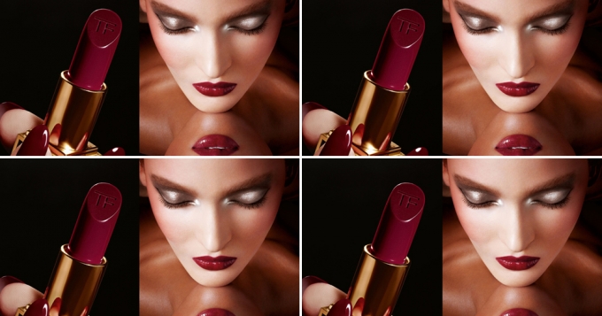 Рекламная кампания осенней коллекции макияжа Tom Ford