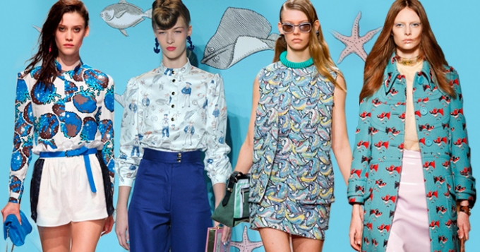 Голосование: морские жители в весенних коллекциях