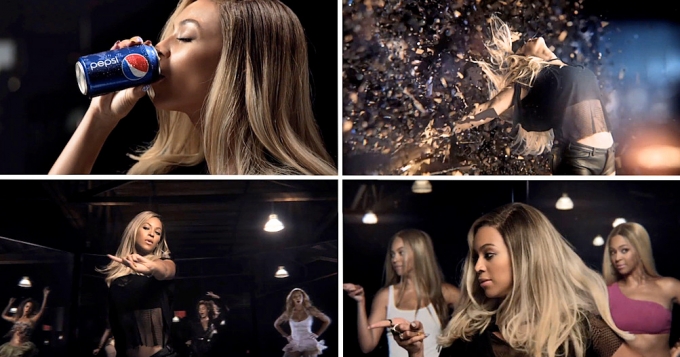 Бейонсе в новой рекламе Pepsi