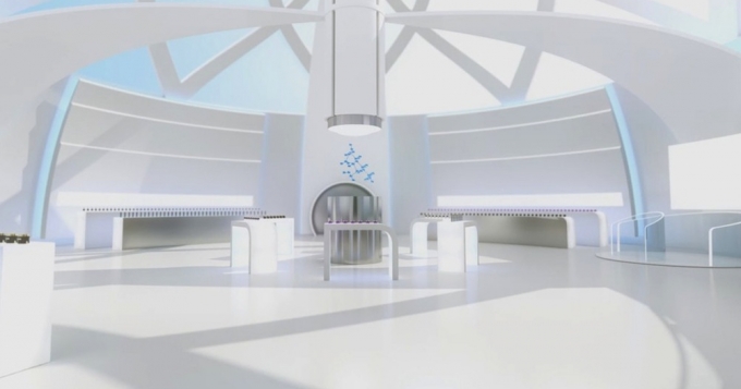 3-D путешествие в историю Lancôme