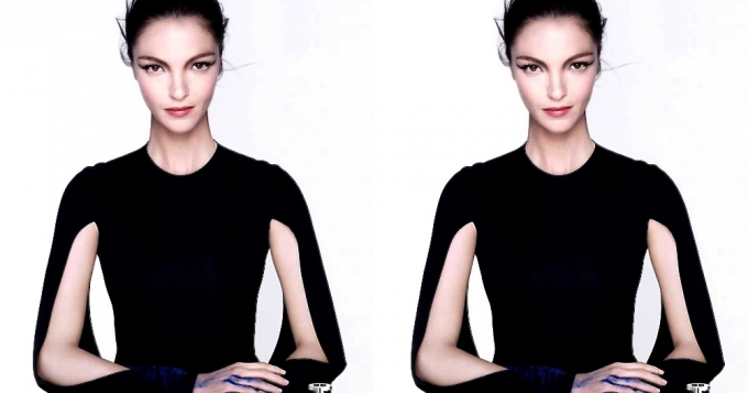 Мариякарла Босконо в рекламе осенней коллекции макияжа Givenchy