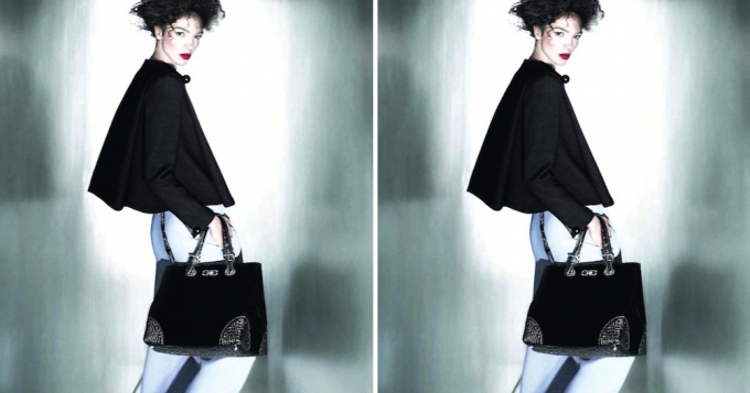 Мариякарла Босконо для Giorgio Armani осень-зима 2013/14