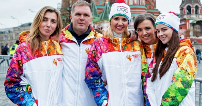 Второй день московской эстафеты Олимпийского огня