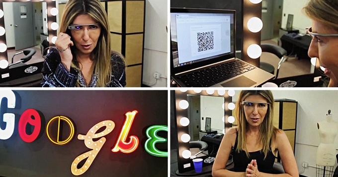 Нина Гарсия пойдет на показы в очках Google Glass