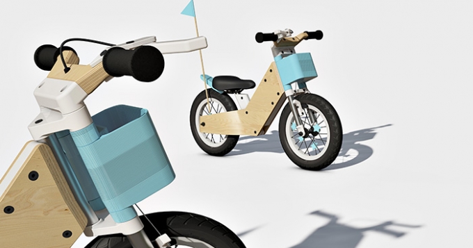 Велосипед Miilo, который \"растет\" вместе с ребенком