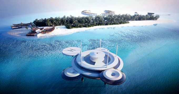 Первый в мире подводный отель Water Discus