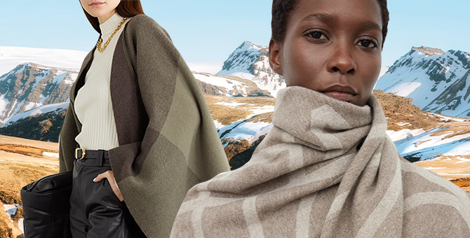 Выбираем зимний шарф с Юлей Катькало