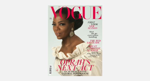 Опра Уинфри появилась на обложке нового номера британского Vogue