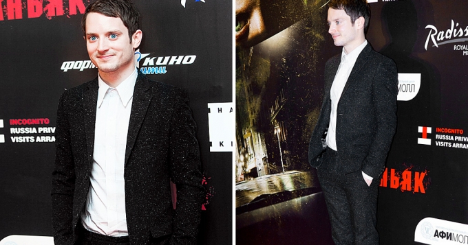 Элайджа Вуд на премьере \"Маньяка\" в Москве