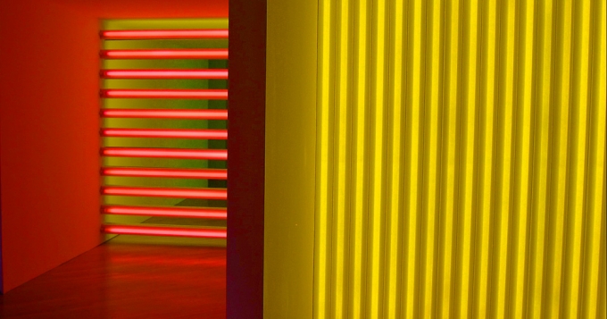 Дэн Флавин впервые выставлен в Австрии