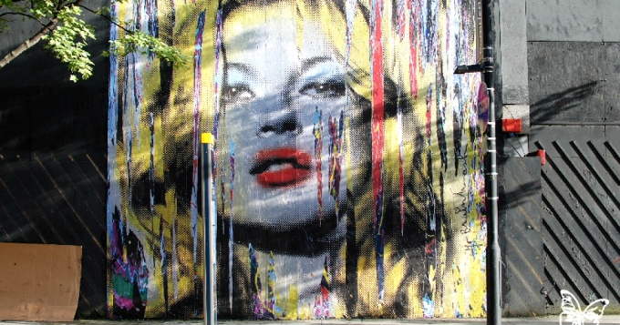 Портрет Кейт Мосс by Brainwash