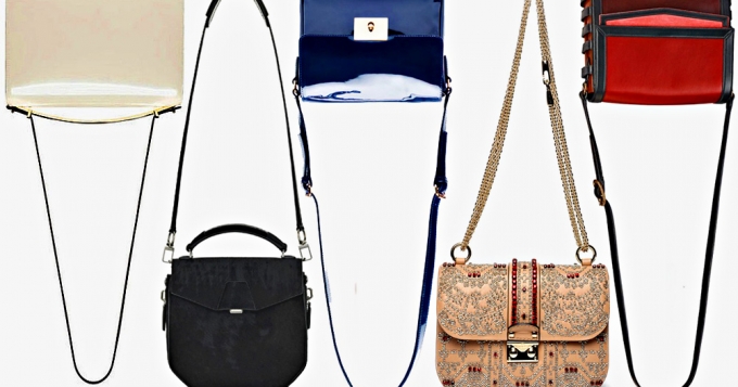 Осенние сумки на длинном ремешке