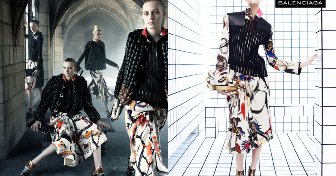 Рекламная кампания Balenciaga осень-зима 2011