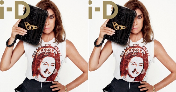 Карин Ройтфельд на обложке i-D