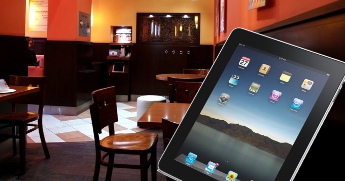 iPad-меню в ресторане Нью-Йорка