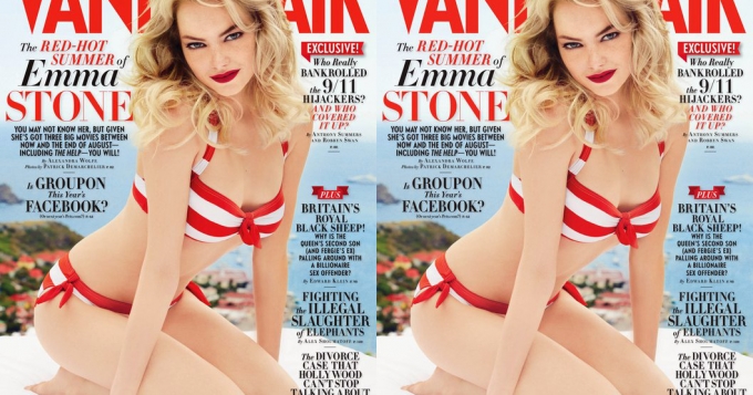 Эмма Стоун на обложке Vanity Fair