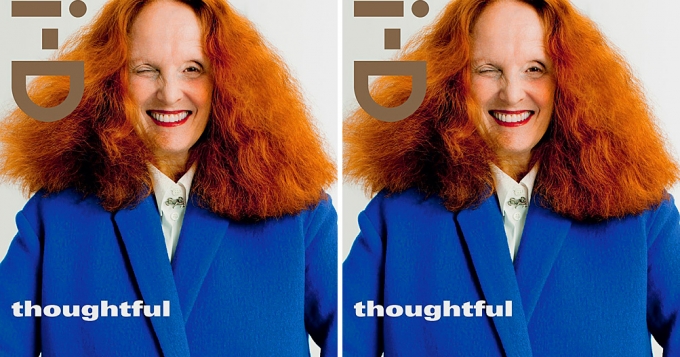 Грейс Коддингтон на обложке зимнего I-D