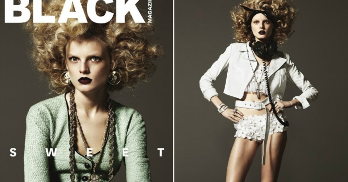 Ханне-Габи Одиль для Black Magazine