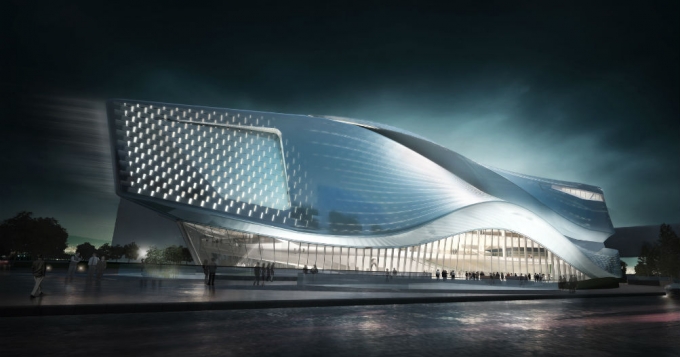 Музей в правительственном районе Китая