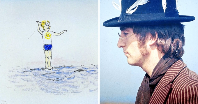 Рисунки Леннона покажут в Нью-Йорке