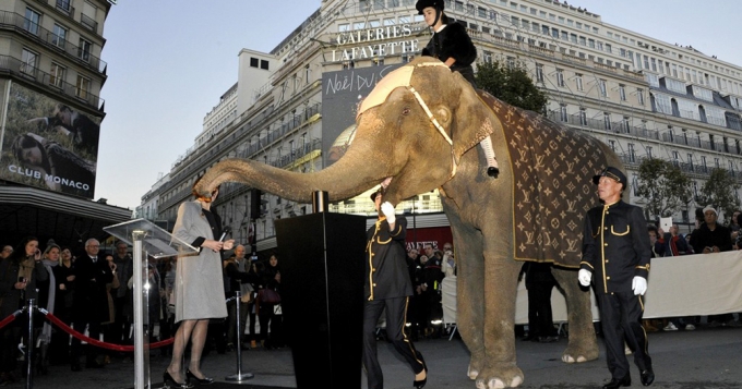 Galeries Lafayette представил рождественские витрины