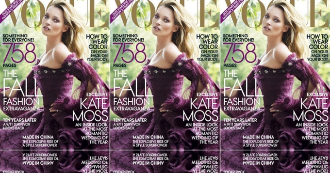 Vogue September 2011 с Кейт Мосс
