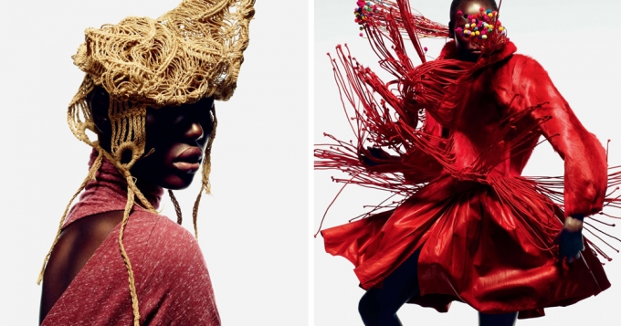 Ажак Денг для ноябрьского Numéro China