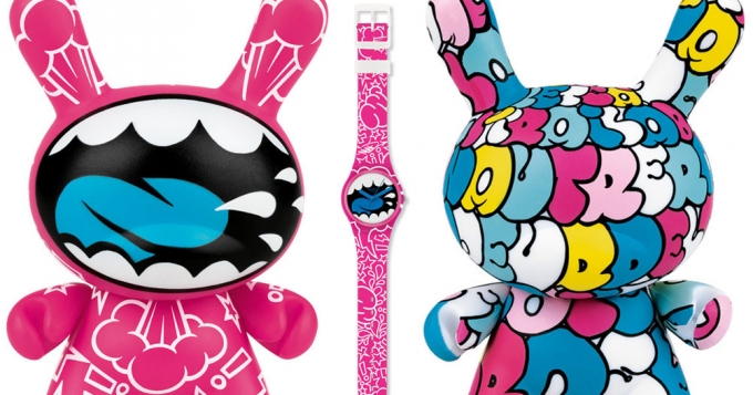 Swatch & Kidrobot: ручные звери