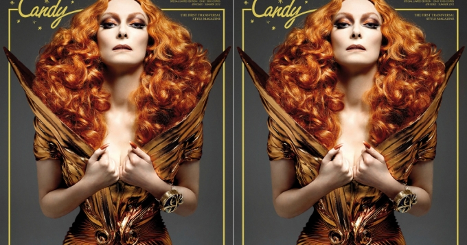 Тильда Суинтон на обложке Candy Magazine 