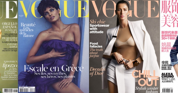 Обложки Vogue за Июль