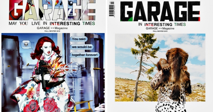 Обложки осенне-зимнего Garage Magazine